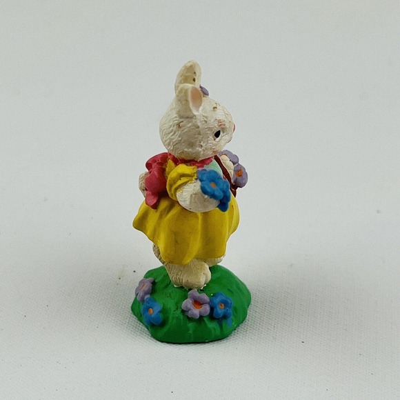 Cottontail Lane Flower Girl Bunny Figurine Easter Spring Midwest of Cannon Falls - Picture 2 of 5